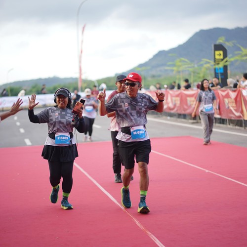 Race photo from KEDIRI HALF MARATHON 2026