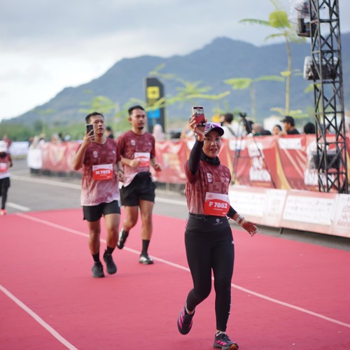 Race photo from KEDIRI HALF MARATHON 2026