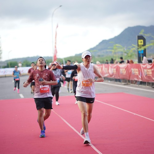 Race photo from KEDIRI HALF MARATHON 2026