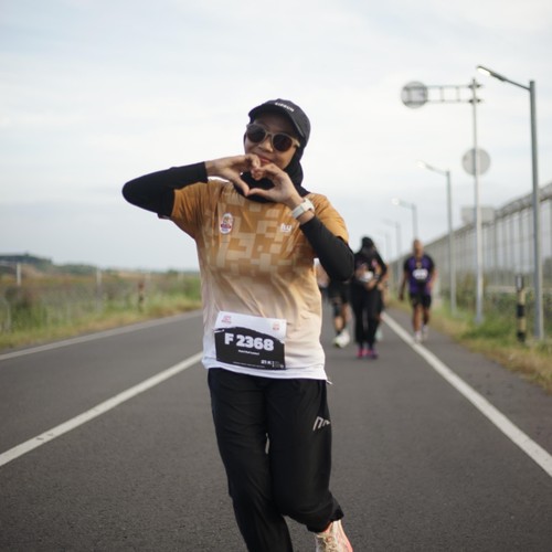 Race photo from KEDIRI HALF MARATHON 2026