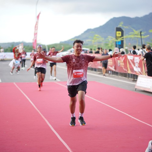 Race photo from KEDIRI HALF MARATHON 2026