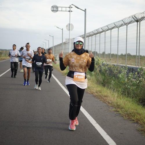 Race photo from KEDIRI HALF MARATHON 2026