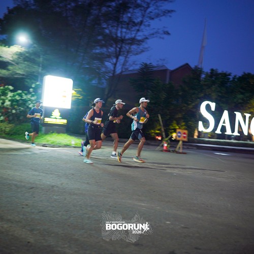 Race photo from BOGORUN 2026