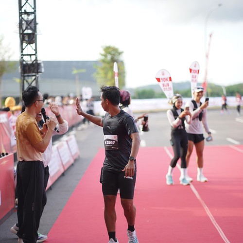 Race photo from KEDIRI HALF MARATHON 2026