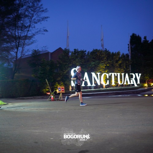 Race photo from BOGORUN 2026