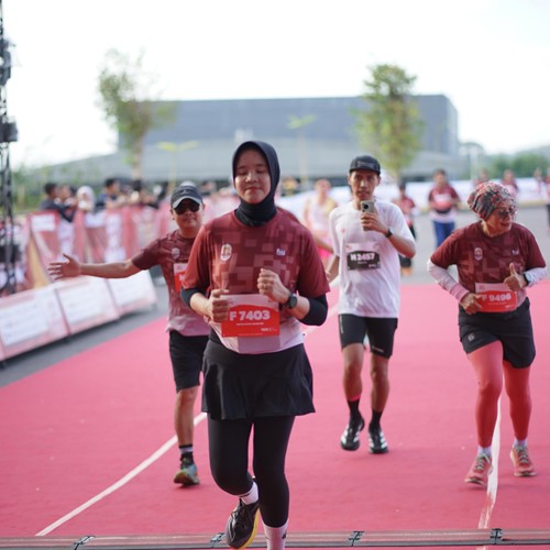 Race photo from KEDIRI HALF MARATHON 2026