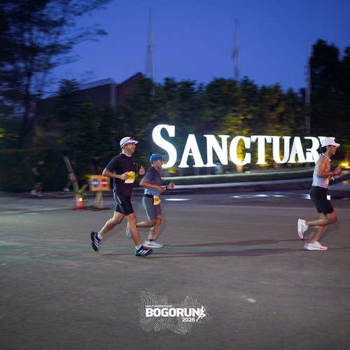 Race photo from BOGORUN 2026
