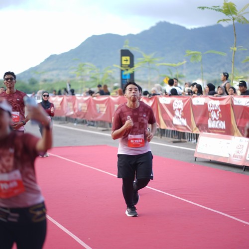 Race photo from KEDIRI HALF MARATHON 2026