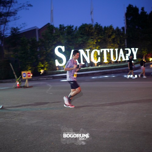 Race photo from BOGORUN 2026