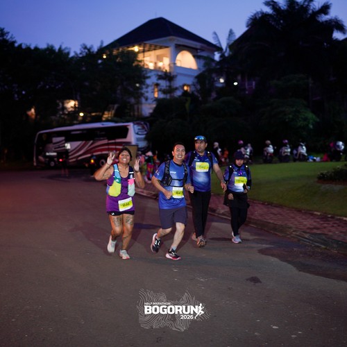 Race photo from BOGORUN 2026