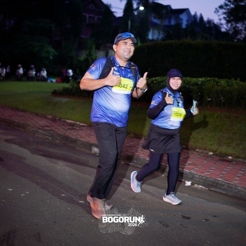 Race photo from BOGORUN 2026