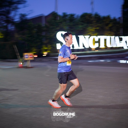 Race photo from BOGORUN 2026