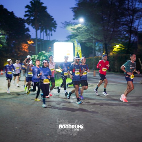 Race photo from BOGORUN 2026