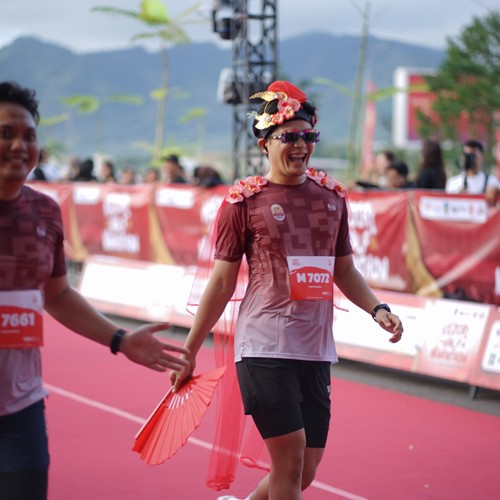 Race photo from KEDIRI HALF MARATHON 2026