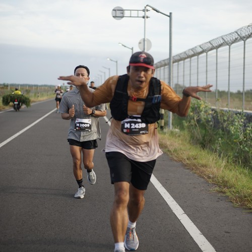 Race photo from KEDIRI HALF MARATHON 2026