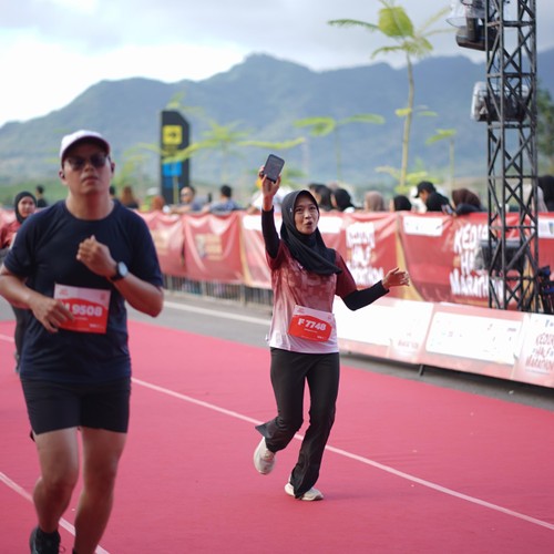 Race photo from KEDIRI HALF MARATHON 2026