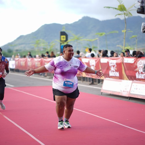 Race photo from KEDIRI HALF MARATHON 2026