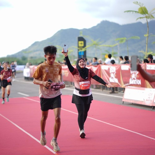 Race photo from KEDIRI HALF MARATHON 2026