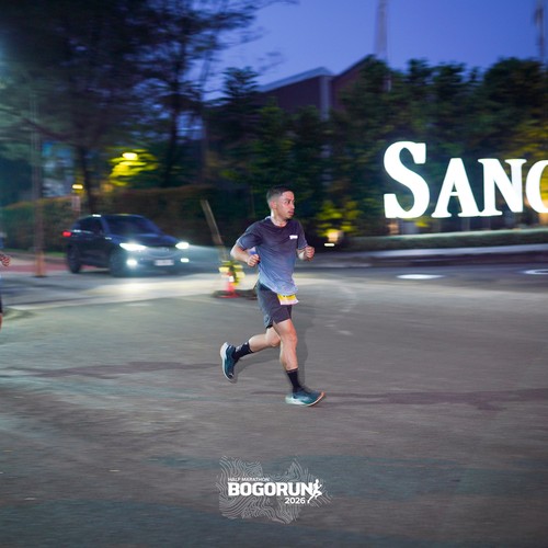 Race photo from BOGORUN 2026