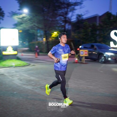 Race photo from BOGORUN 2026