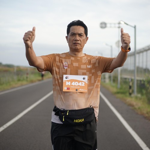 Race photo from KEDIRI HALF MARATHON 2026