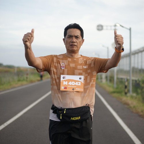 Race photo from KEDIRI HALF MARATHON 2026