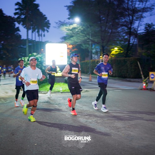 Race photo from BOGORUN 2026
