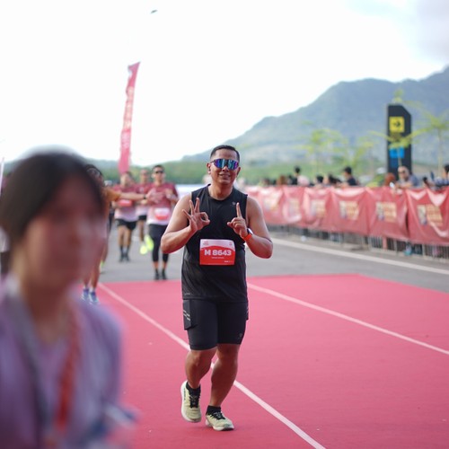 Race photo from KEDIRI HALF MARATHON 2026