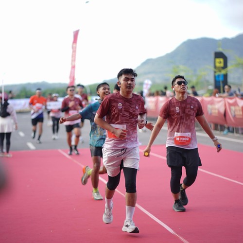 Race photo from KEDIRI HALF MARATHON 2026