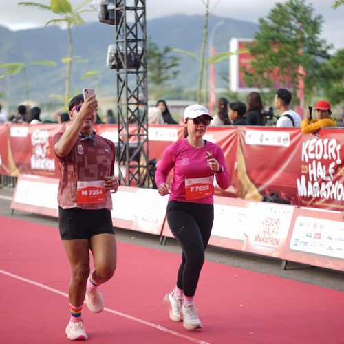 Race photo from KEDIRI HALF MARATHON 2026