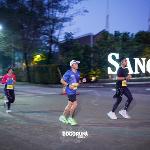 Race photo from BOGORUN 2026