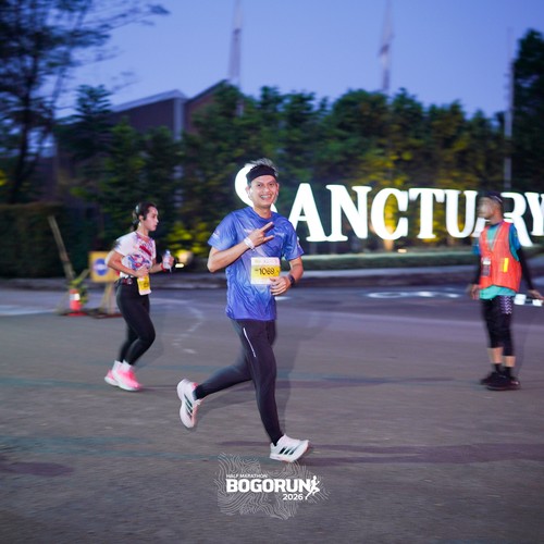 Race photo from BOGORUN 2026
