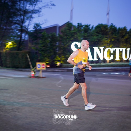 Race photo from BOGORUN 2026