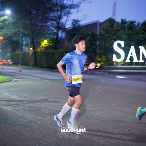 Race photo from BOGORUN 2026