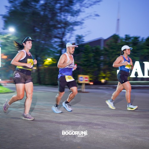 Race photo from BOGORUN 2026