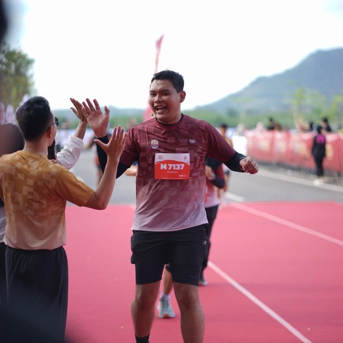 Race photo from KEDIRI HALF MARATHON 2026