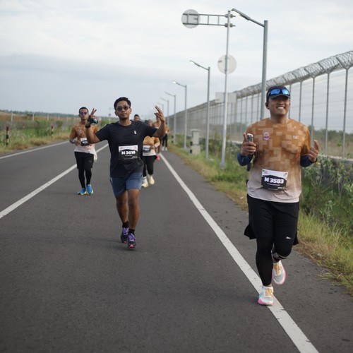 Race photo from KEDIRI HALF MARATHON 2026