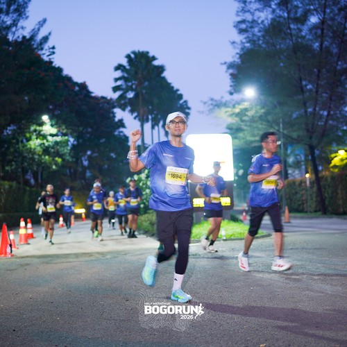 Race photo from BOGORUN 2026