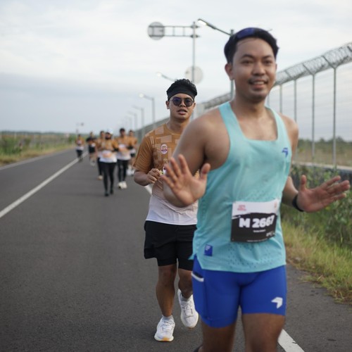Race photo from KEDIRI HALF MARATHON 2026