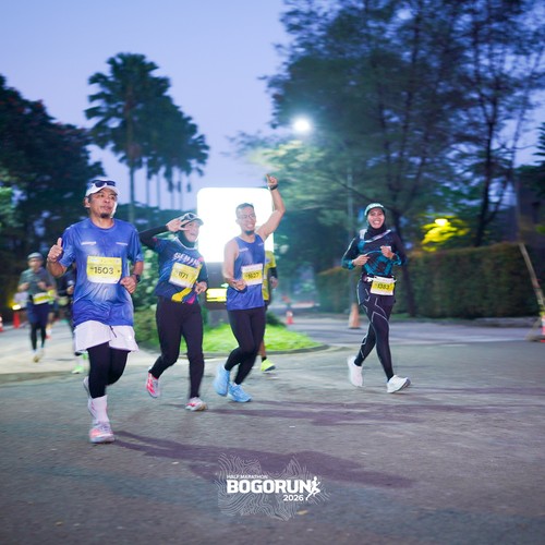 Race photo from BOGORUN 2026