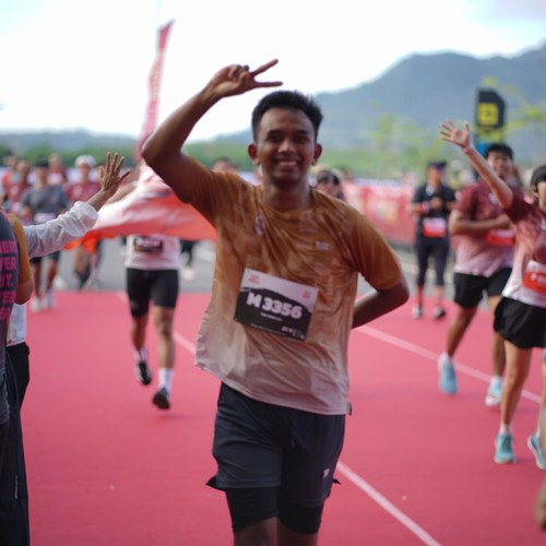Race photo from KEDIRI HALF MARATHON 2026