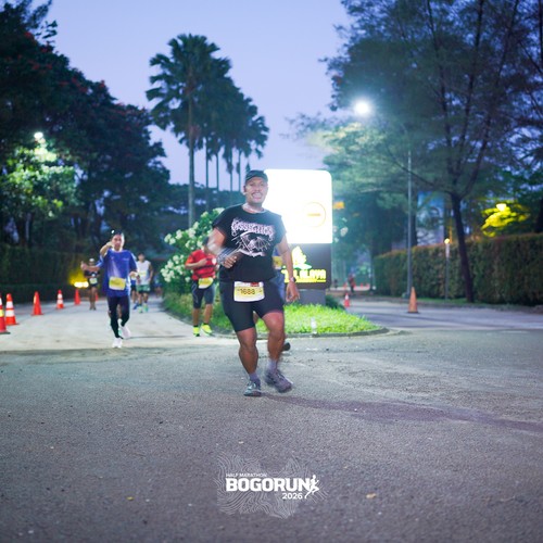 Race photo from BOGORUN 2026