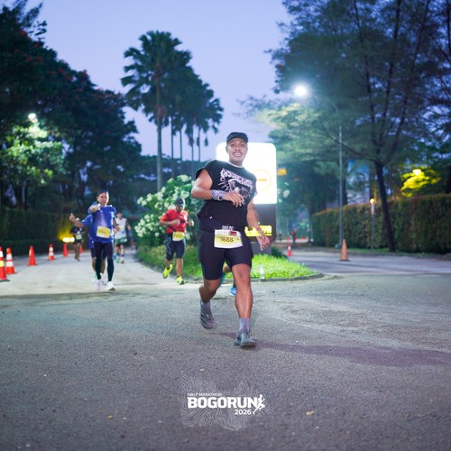 Race photo from BOGORUN 2026
