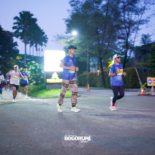 Race photo from BOGORUN 2026
