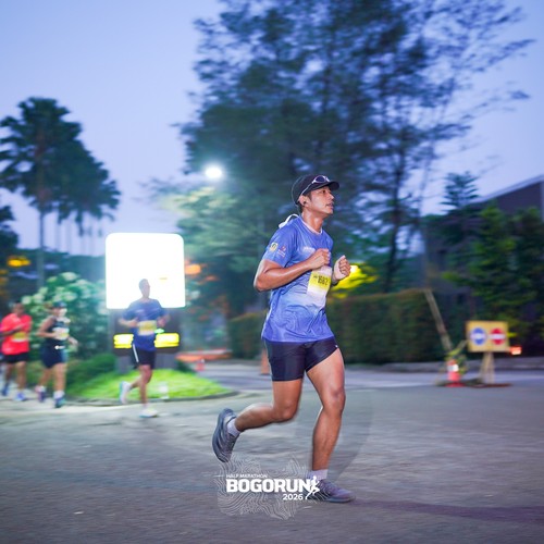 Race photo from BOGORUN 2026