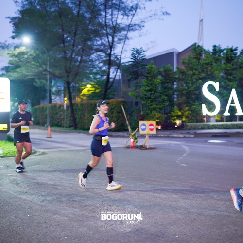 Race photo from BOGORUN 2026