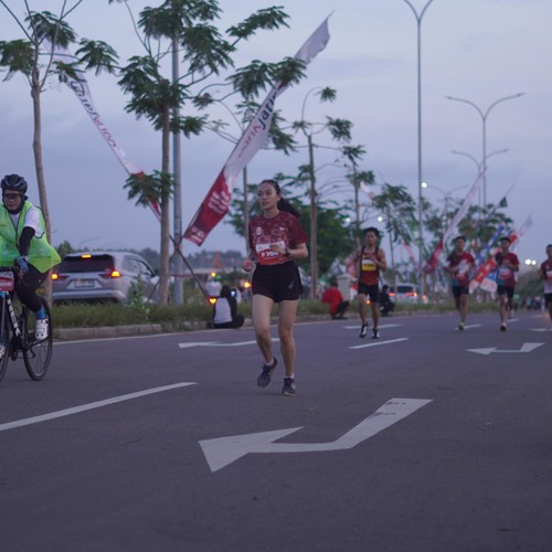 Race photo from KEDIRI HALF MARATHON 2026