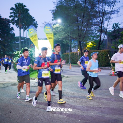 Race photo from BOGORUN 2026