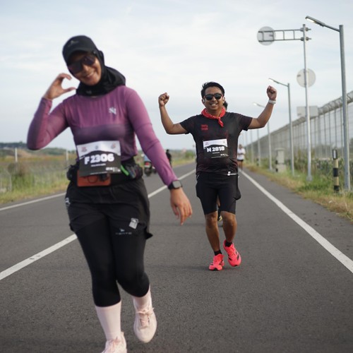 Race photo from KEDIRI HALF MARATHON 2026