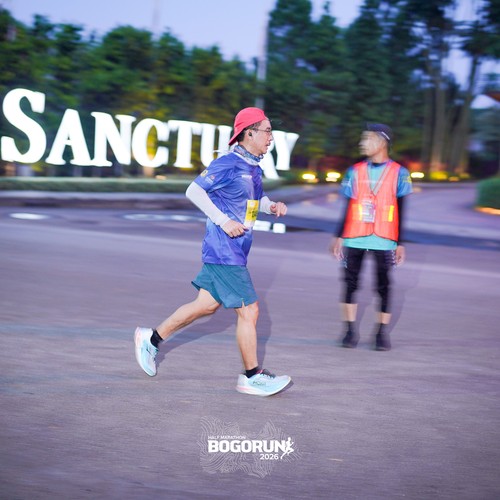 Race photo from BOGORUN 2026
